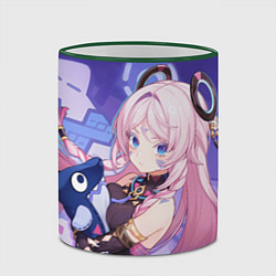 Кружка 3D Citlali Genshin Impact, цвет: 3D-зеленый кант — фото 2