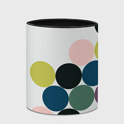 Кружка 3D Кластер чил - абстракция, цвет: 3D-белый + черный — фото 2