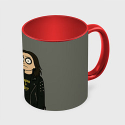 Кружка 3D КиШ - Рик и Морти, цвет: 3D-белый + красный