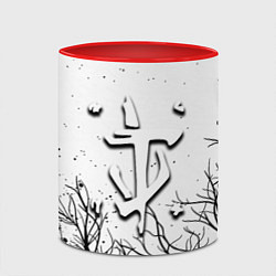 Кружка 3D Doom dark age, цвет: 3D-белый + красный — фото 2