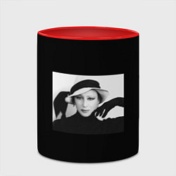 Кружка 3D Maya Plisetskaya, цвет: 3D-белый + красный — фото 2