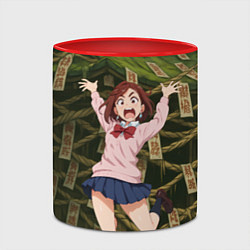 Кружка 3D Сиратори Айра испуганная в полете, цвет: 3D-белый + красный — фото 2