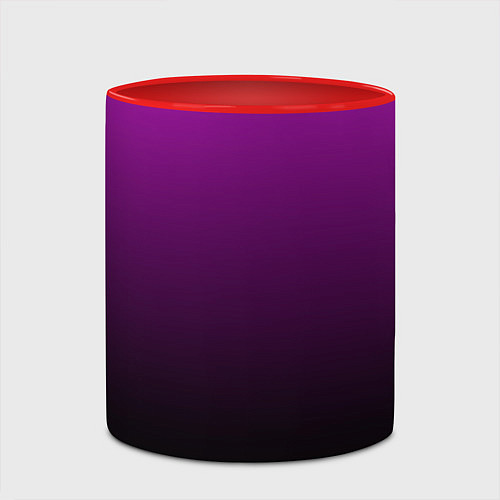 Кружка цветная Purple gradient / 3D-Белый + красный – фото 2