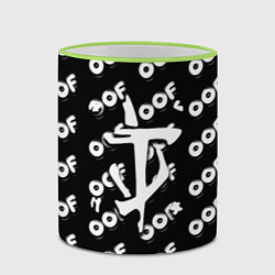 Кружка 3D Doom off black, цвет: 3D-светло-зеленый кант — фото 2