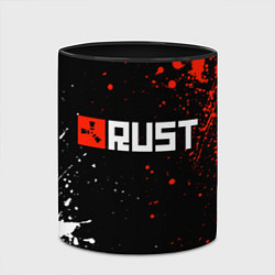 Кружка 3D Раст - лого, цвет: 3D-белый + черный — фото 2