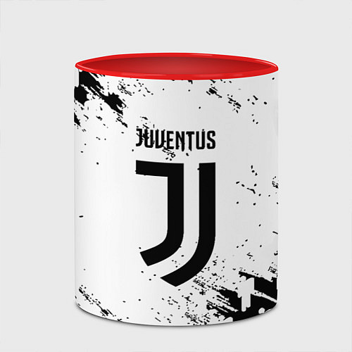Кружка цветная Juventus люди спорт / 3D-Белый + красный – фото 2