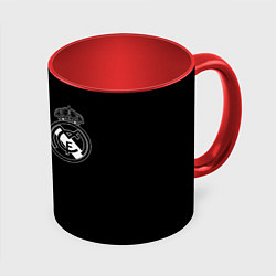 Кружка 3D Real Madrid клетка, цвет: 3D-белый + красный