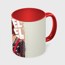 Кружка цветная David Bowie Rebel Rebel