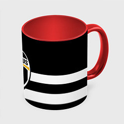 Кружка 3D Juventus линии, цвет: 3D-белый + красный