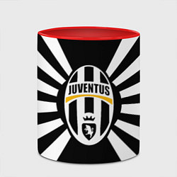 Кружка 3D Ювентус линии, цвет: 3D-белый + красный — фото 2
