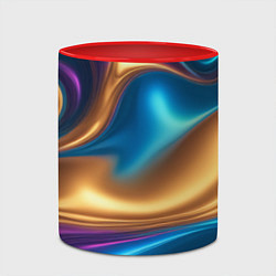 Кружка 3D Сплавы разноцветные, цвет: 3D-белый + красный — фото 2