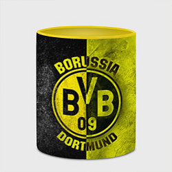 Кружка 3D Borussia Dortmund, цвет: 3D-белый + желтый — фото 2