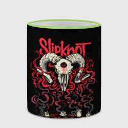 Кружка 3D Slipknot, цвет: 3D-светло-зеленый кант — фото 2