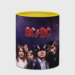 Кружка 3D AC/DC, цвет: 3D-белый + желтый — фото 2