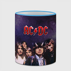 Кружка 3D AC/DC, цвет: 3D-небесно-голубой кант — фото 2