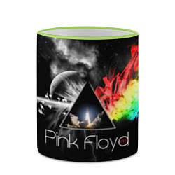 Кружка 3D Pink Floyd, цвет: 3D-светло-зеленый кант — фото 2