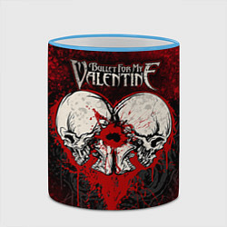 Кружка 3D BFMV: Duo Skulls, цвет: 3D-небесно-голубой кант — фото 2