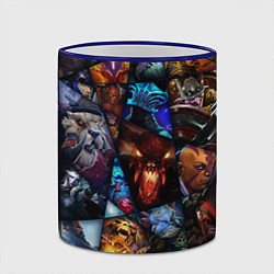 Кружка 3D Dota 2: All Pick, цвет: 3D-синий кант — фото 2