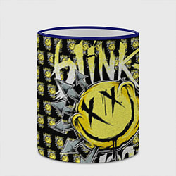 Кружка 3D Blink-182: Smile, цвет: 3D-синий кант — фото 2