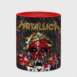Кружка 3D Metallica XXX, цвет: 3D-белый + красный — фото 2