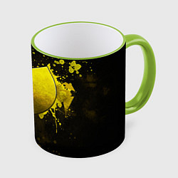 Кружка 3D Wu-Tang Clan: Yellow, цвет: 3D-светло-зеленый кант