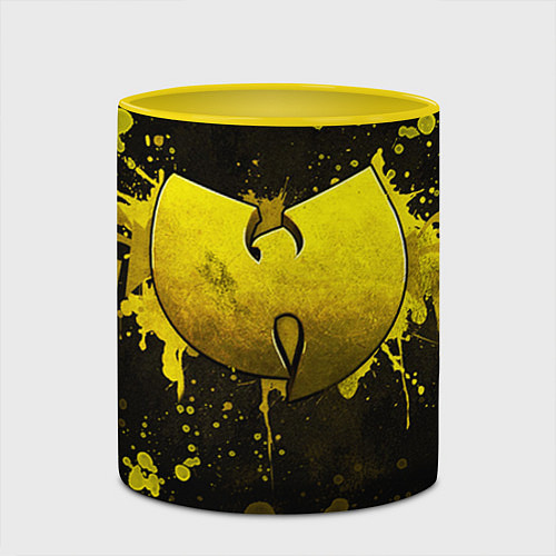 Кружка цветная Wu-Tang Clan: Yellow / 3D-Белый + желтый – фото 2