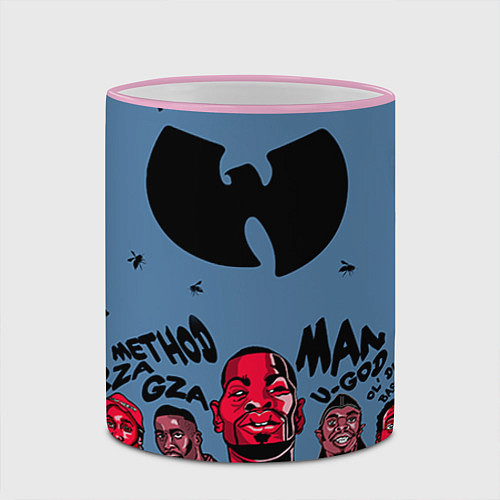 Кружка цветная Wu-Tang Clan: Method Man / 3D-Розовый кант – фото 2