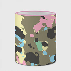 Кружка 3D Камуфляж: микс цветов, цвет: 3D-розовый кант — фото 2