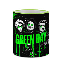 Кружка 3D Green Day: Acid Colour, цвет: 3D-светло-зеленый кант — фото 2