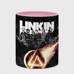 Кружка 3D Linkin Park: Comet, цвет: 3D-белый + розовый — фото 2