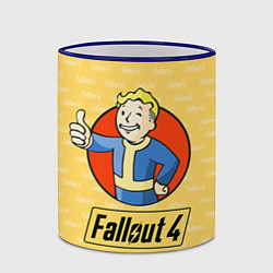 Кружка 3D Fallout 4: Pip-Boy, цвет: 3D-синий кант — фото 2