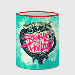 Кружка 3D BMTH: Sempiternal, цвет: 3D-красный кант — фото 2