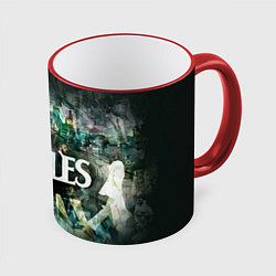 Кружка 3D The Beatles Stories, цвет: 3D-красный кант