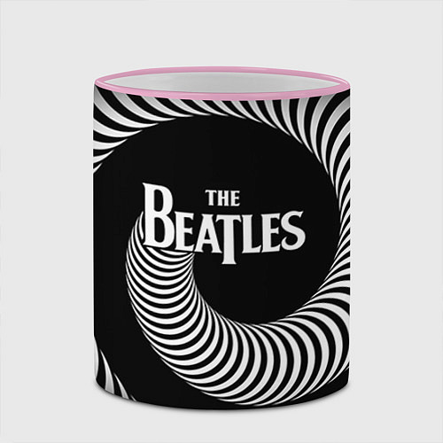 Кружка цветная The Beatles: Stereo Type / 3D-Розовый кант – фото 2