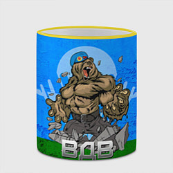 Кружка 3D ВДВ, цвет: 3D-желтый кант — фото 2
