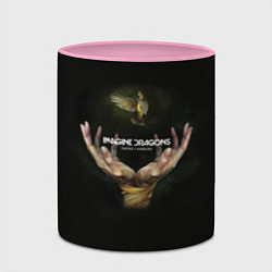 Кружка 3D Imagine Dragons: Smoke + Mirrors, цвет: 3D-белый + розовый — фото 2