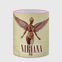 Кружка 3D Nirvana Angel, цвет: 3D-розовый кант — фото 2