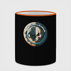Кружка 3D Adeptus Mechanicus, цвет: 3D-оранжевый кант — фото 2