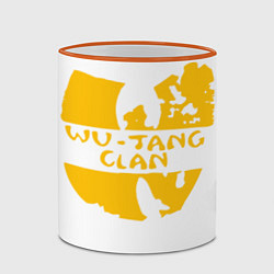 Кружка 3D Wu-Tang Clan, цвет: 3D-оранжевый кант — фото 2