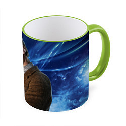 Кружка 3D 11th Doctor Who, цвет: 3D-светло-зеленый кант