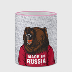 Кружка 3D Made in Russia, цвет: 3D-розовый кант — фото 2