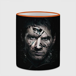 Кружка 3D Messi Black, цвет: 3D-оранжевый кант — фото 2