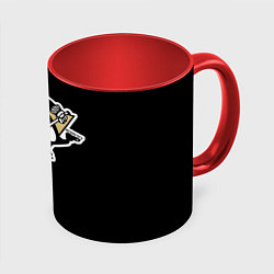 Кружка 3D Pittsburgh Penguins: Malkin, цвет: 3D-белый + красный