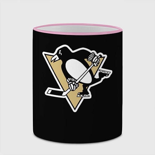 Кружка цветная Pittsburgh Penguins: Malkin / 3D-Розовый кант – фото 2