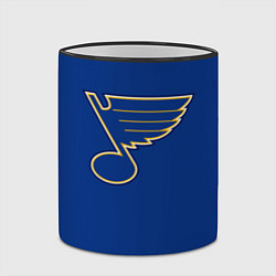 Кружка 3D St Louis Blues: Tarasenko 91, цвет: 3D-черный кант — фото 2