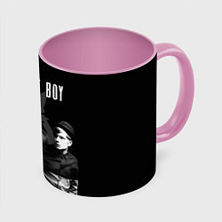 Кружка 3D Fall out boy band, цвет: 3D-белый + розовый