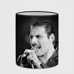 Кружка 3D Фредди Меркьюри, цвет: 3D-черный кант — фото 2