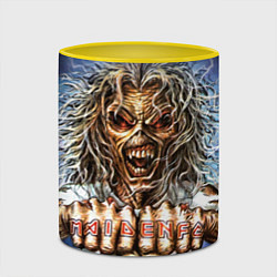 Кружка 3D Iron Maiden: Maidenfc, цвет: 3D-белый + желтый — фото 2