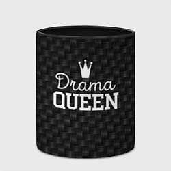 Кружка 3D Drama queen, цвет: 3D-белый + черный — фото 2