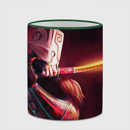 Кружка цветная Juggernaut / 3D-Зеленый кант – фото 2